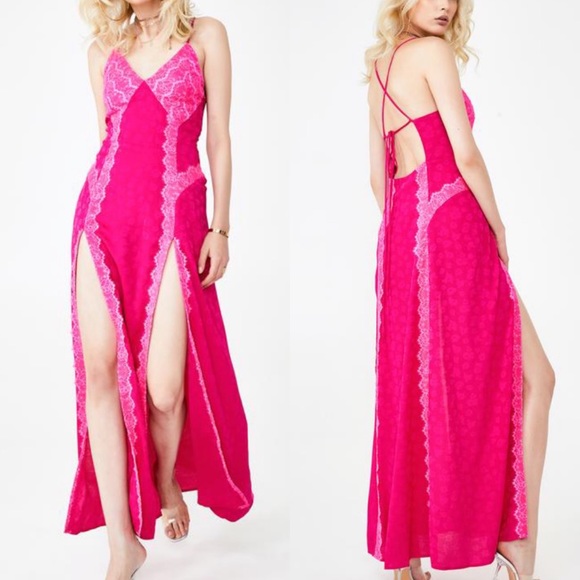 New For Love & Lemons KRISTIE MAXI DRESS - Picture 4 of 4